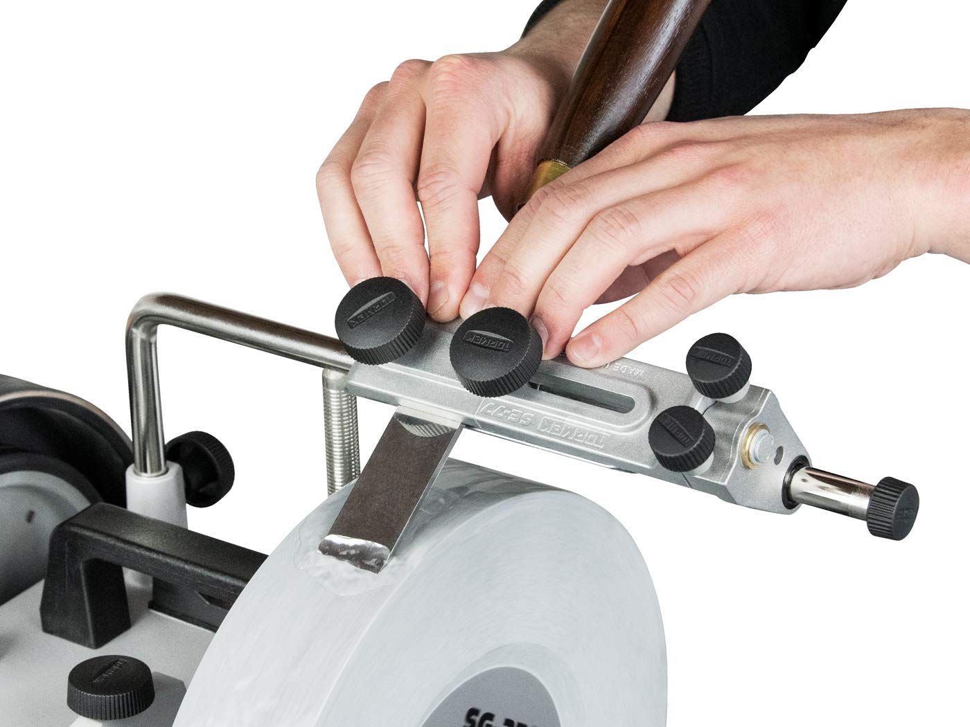 Tormek T-8 Original – Water Cooled Sharpening System for Edge Tools – US Version – English Handbook